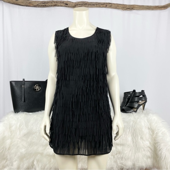 Guess Marciano Black Cocktail Mini Dress Size XS - Picture 1 of 13